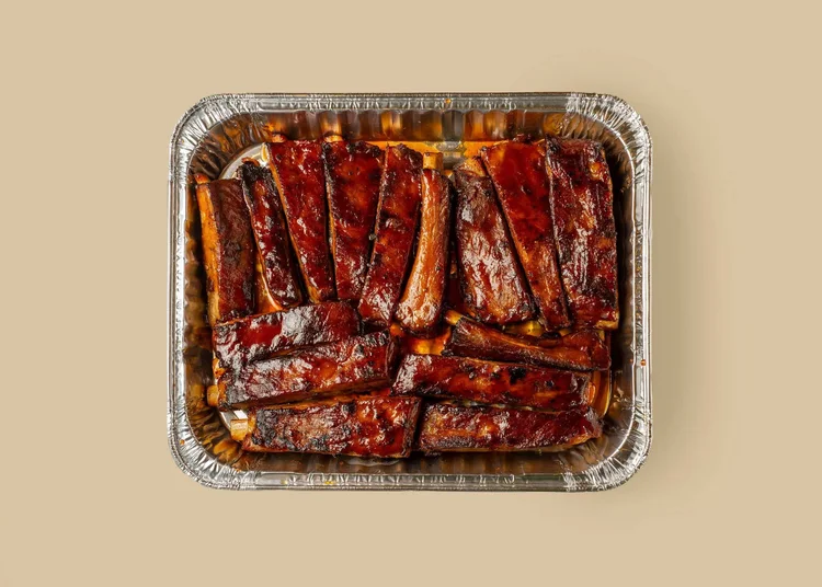 Classic BBQ Spare Ribs catering tray