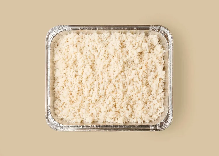 White or Brown Rice catering tray