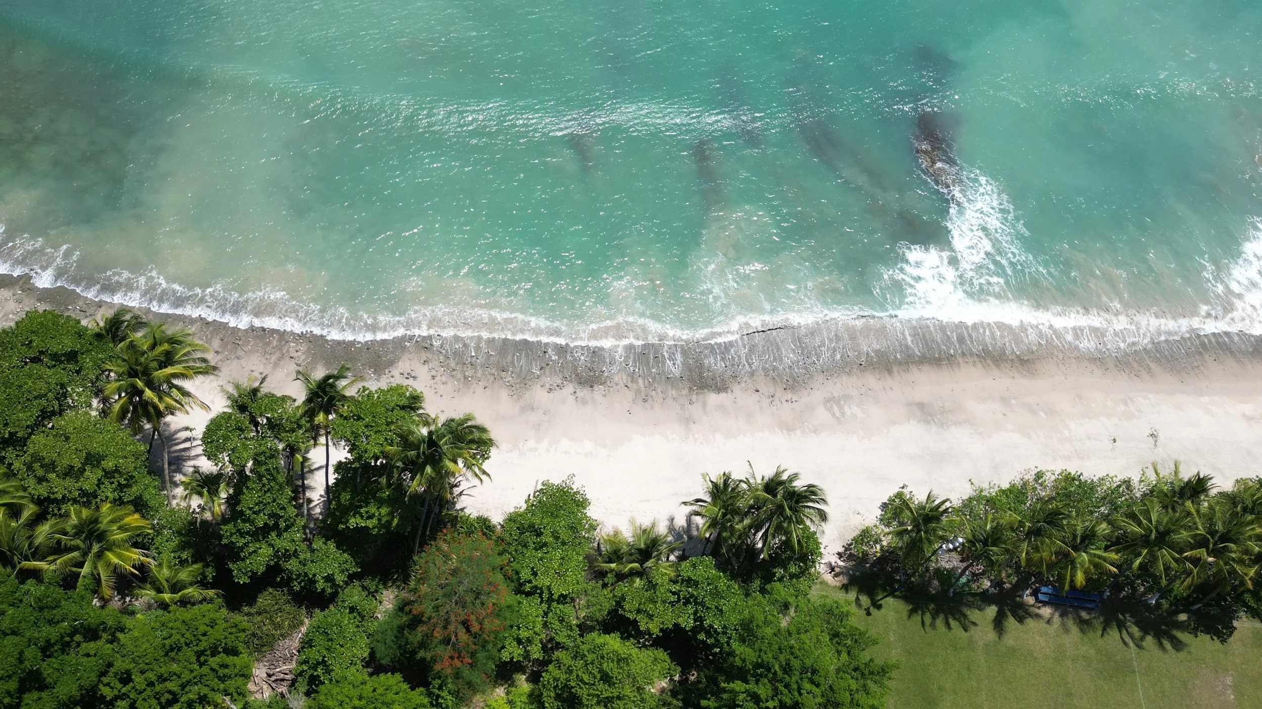 Aerial view of Santa Teresa, Costa Rica