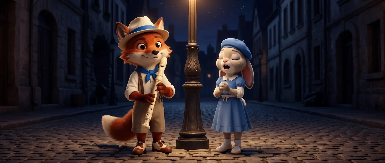 Illustration de l’histoire Lumières de Minuit