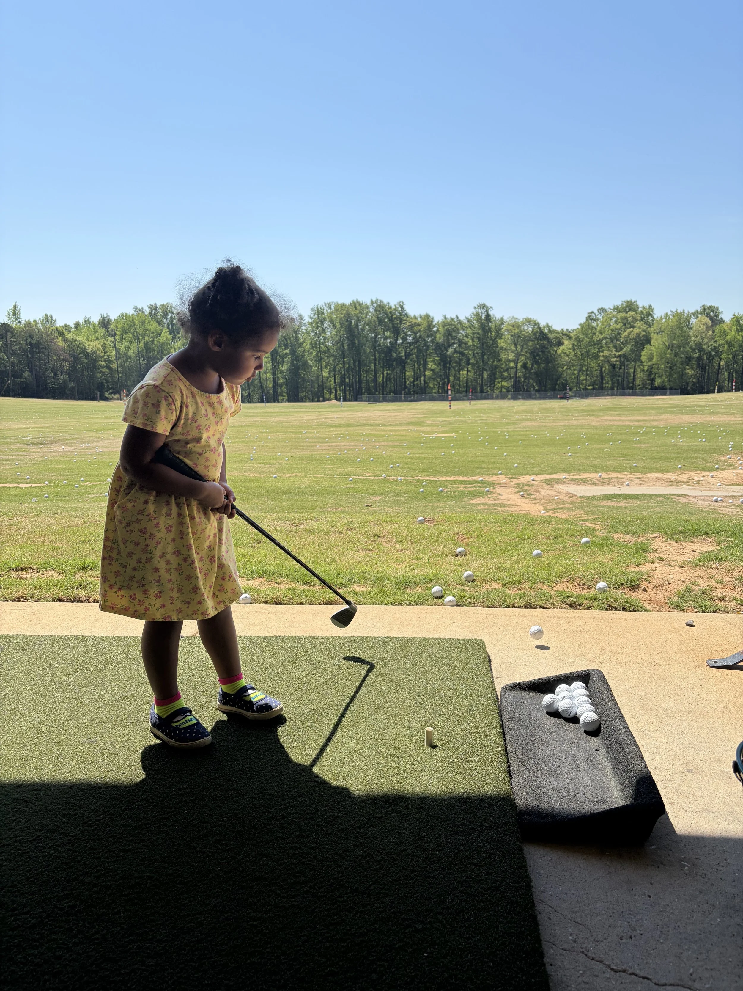 Toddler golf swing, original