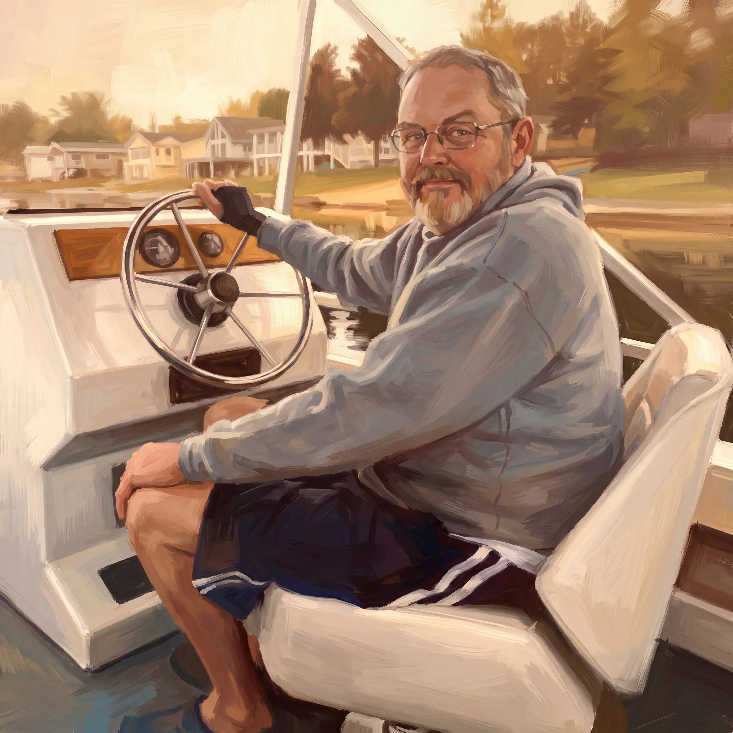 Memorial illustration, Uncle Carl