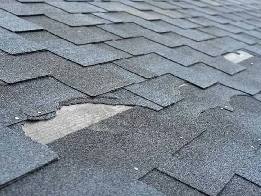 Missing or Damaged Shingles
