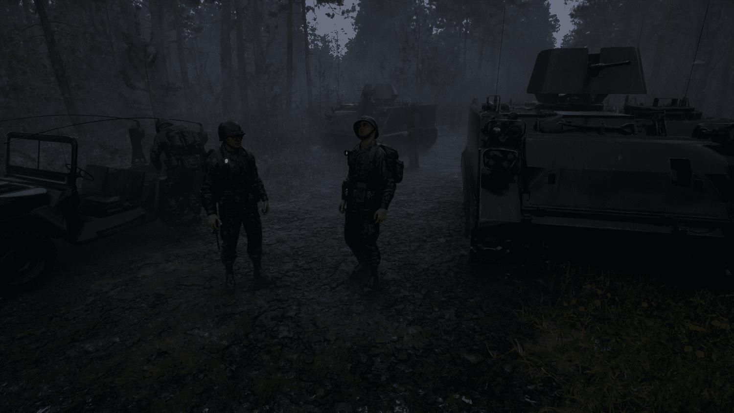 U.S. mechanized infantry squad on exercise, West Germany, August 1985 (in-engine, Unreal Engine 5)