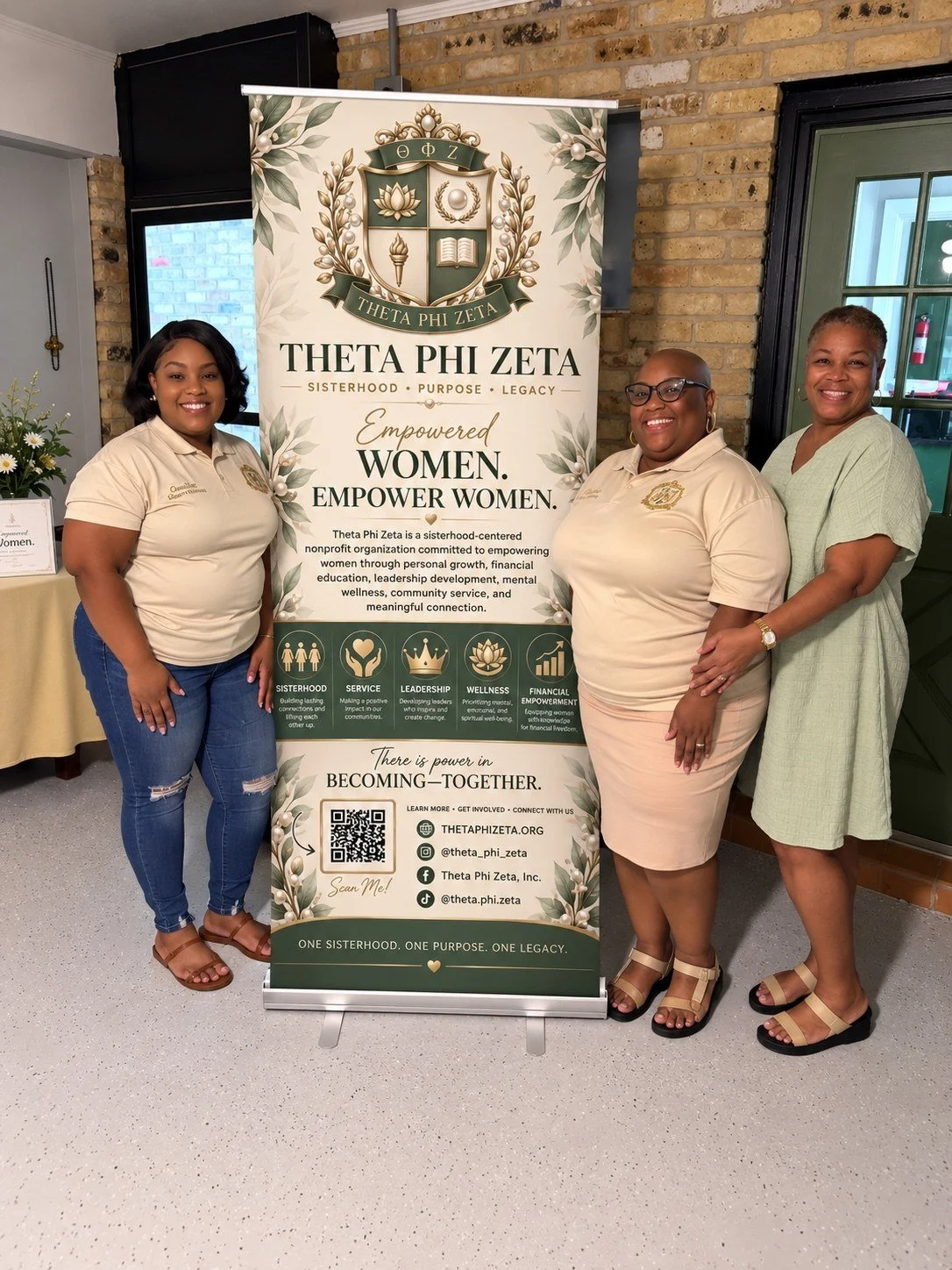 Theta Phi Zeta members at the September 12, 2026 Meet and Greet Mixer