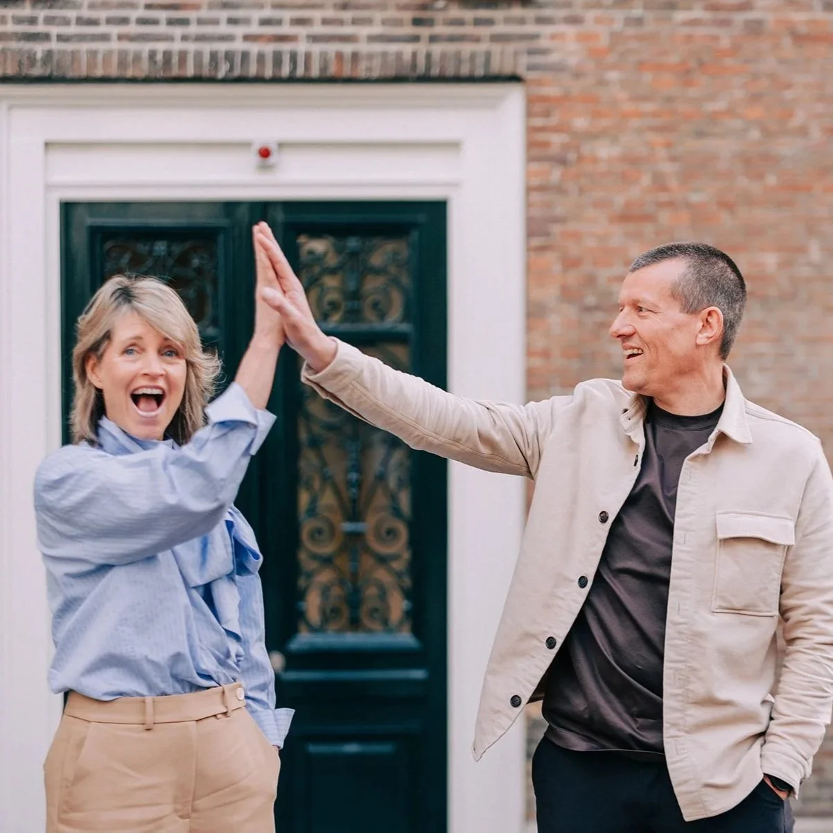 Sander van den Brandt en Mirjam Christiaans van METLEF