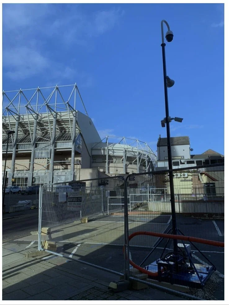 AFASS temporary monitored CCTV system