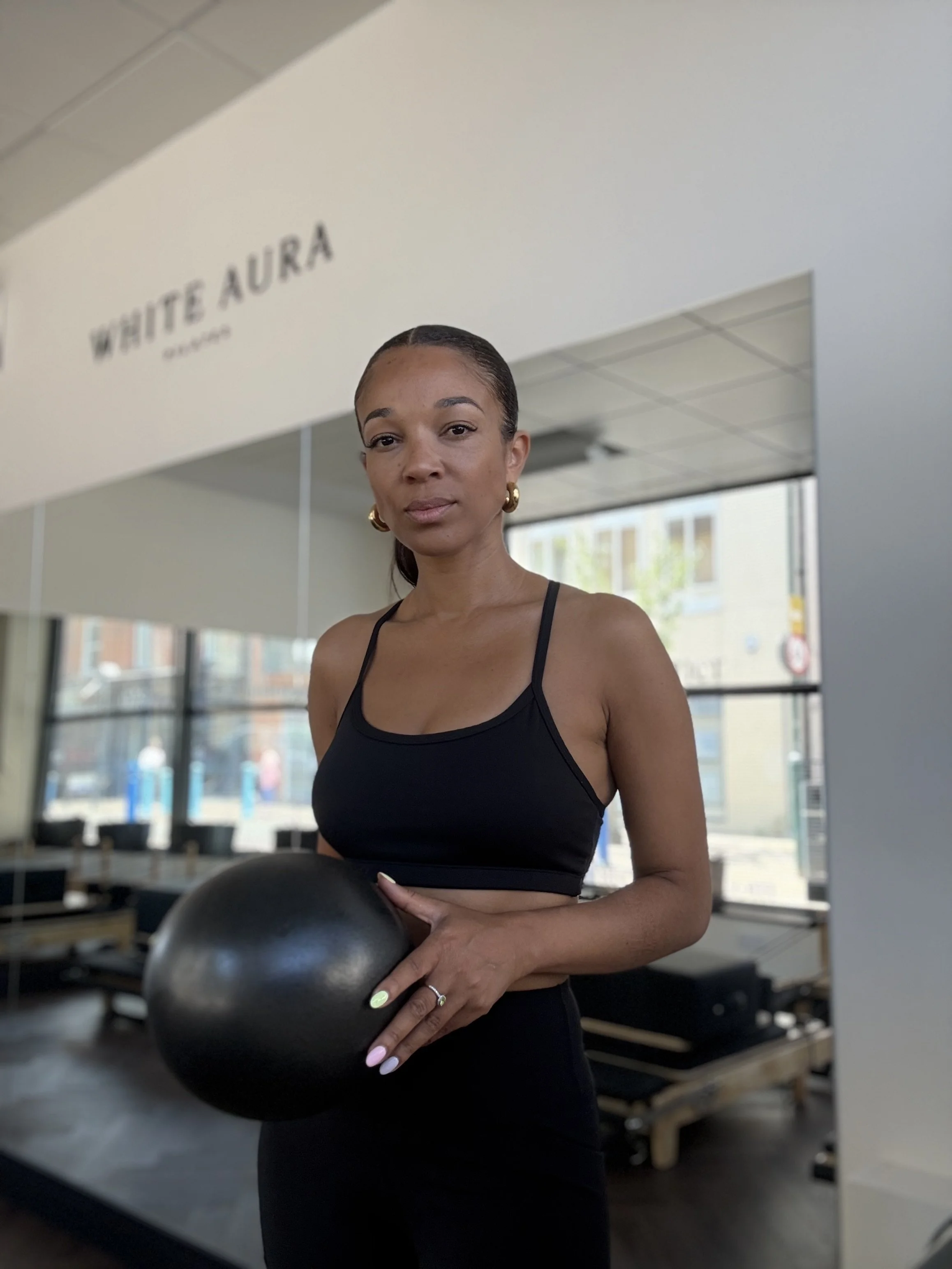 Raquel, White Aura Pilates instructor