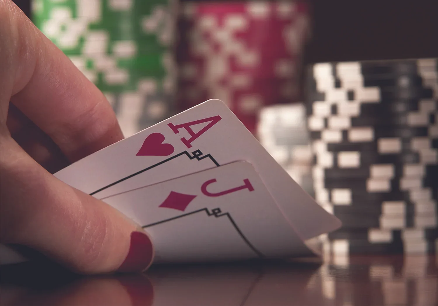 Casino table games floor