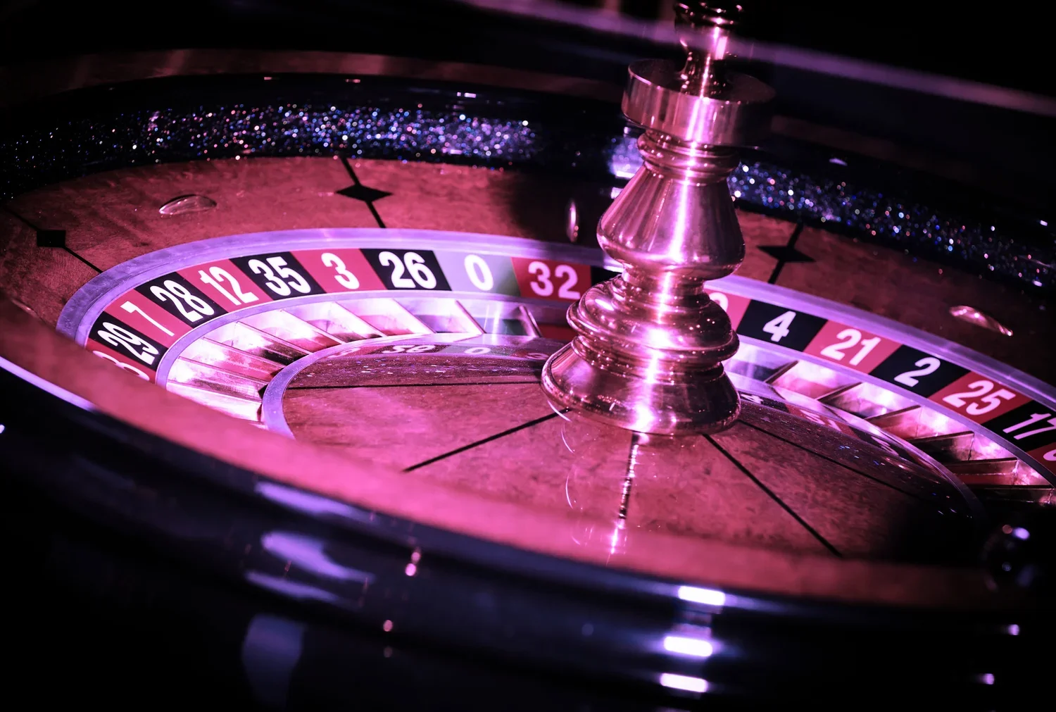 Roulette table
