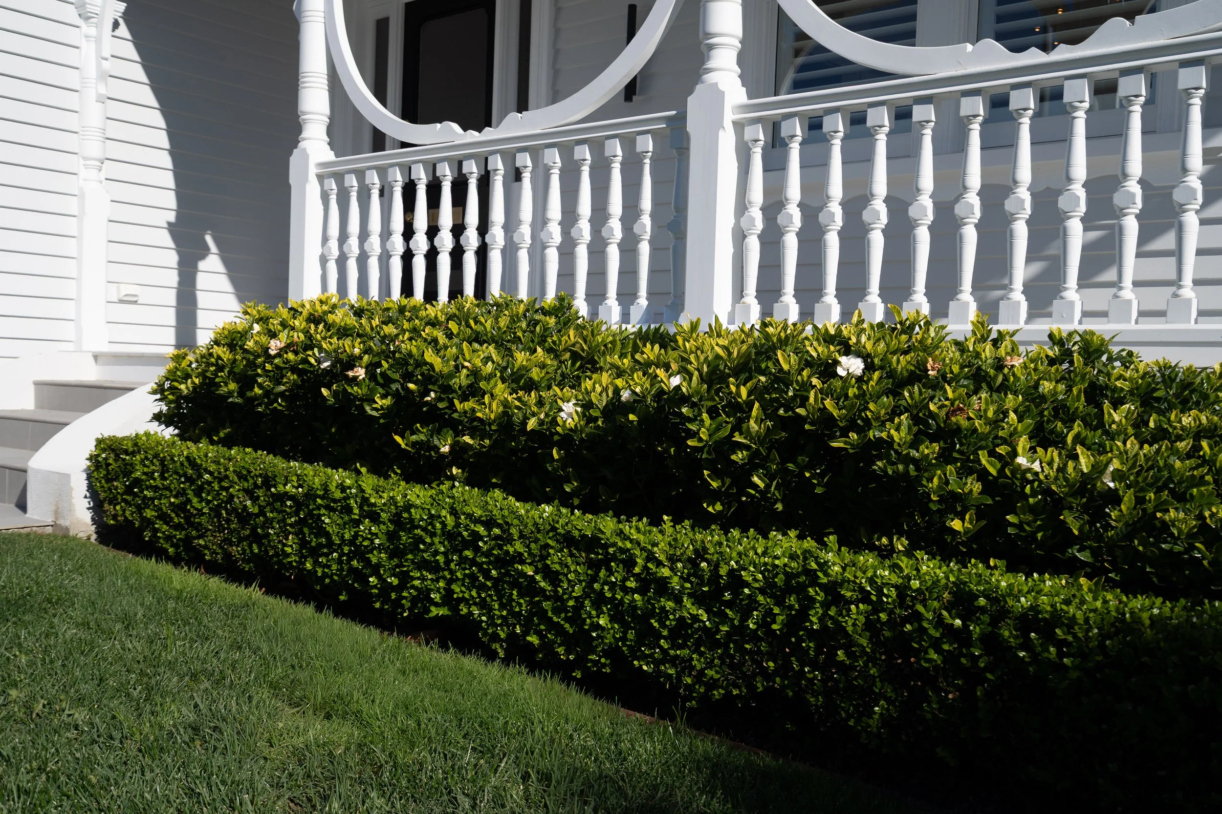 Layered garden border