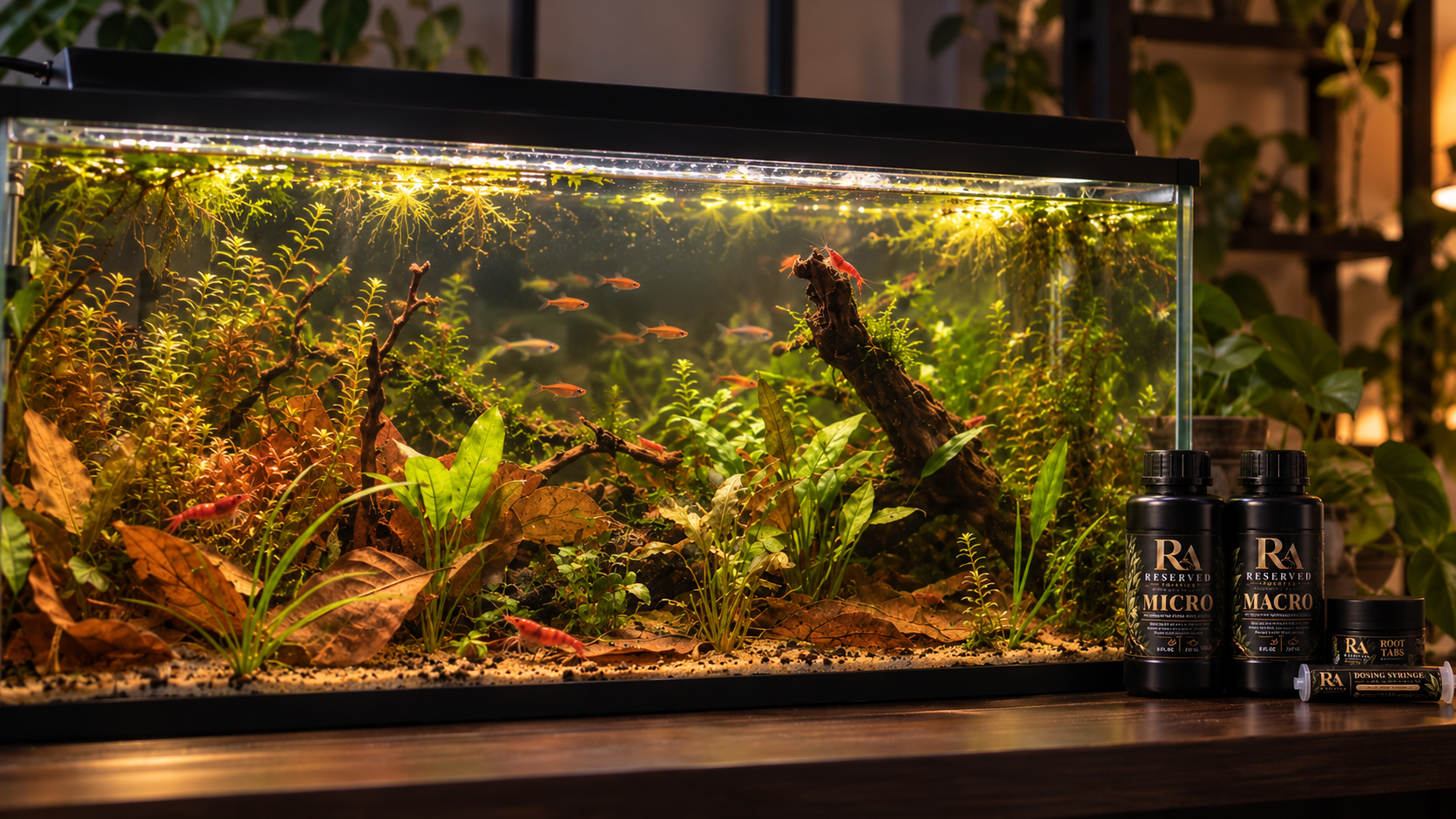 Reserved Aquatics planted freshwater aquarium