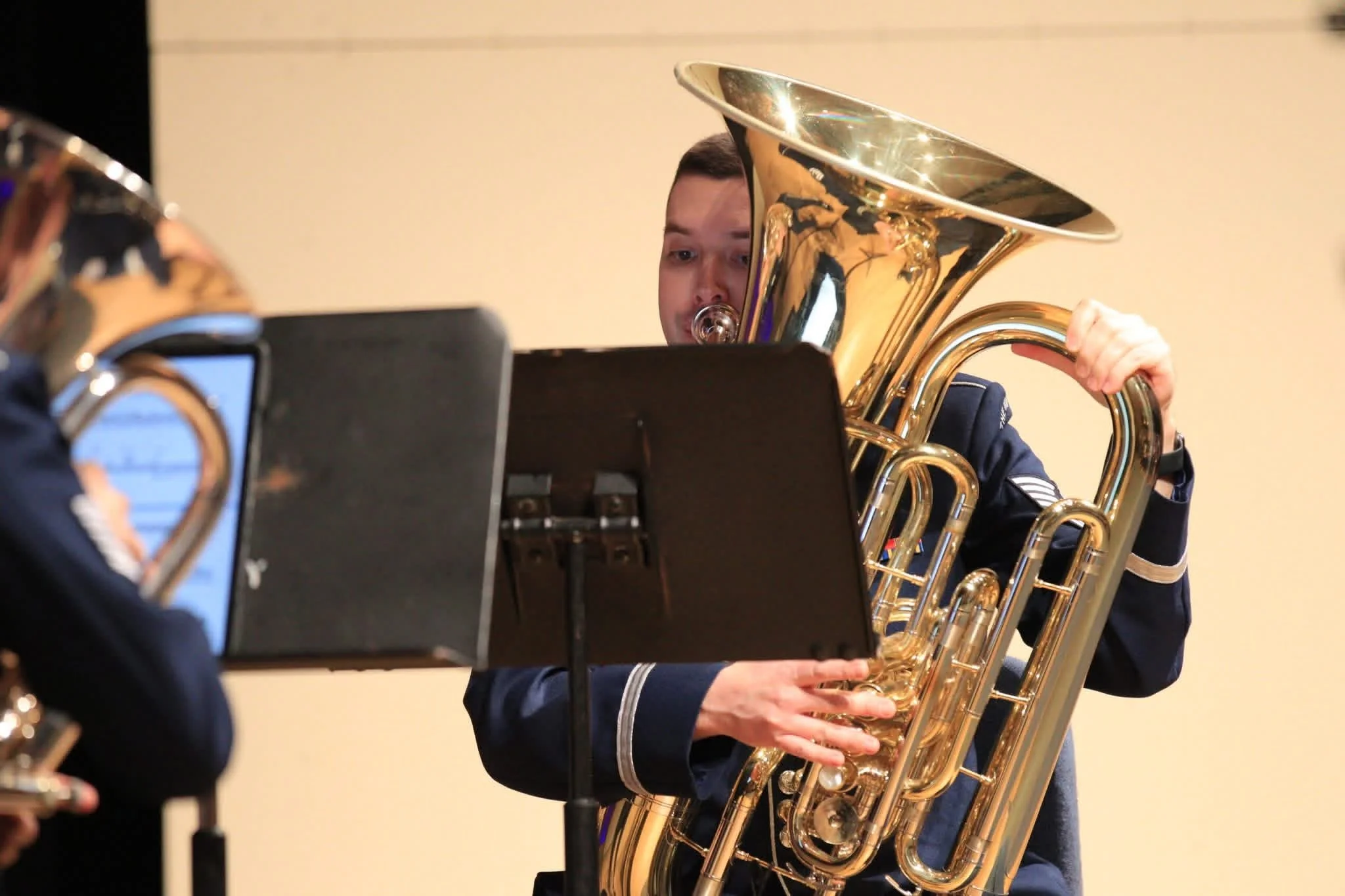 Max Crofton performing