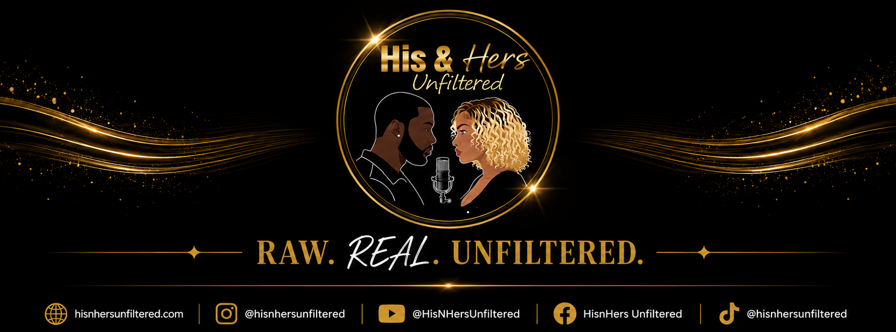His & Hers Unfiltered Footer Branding
