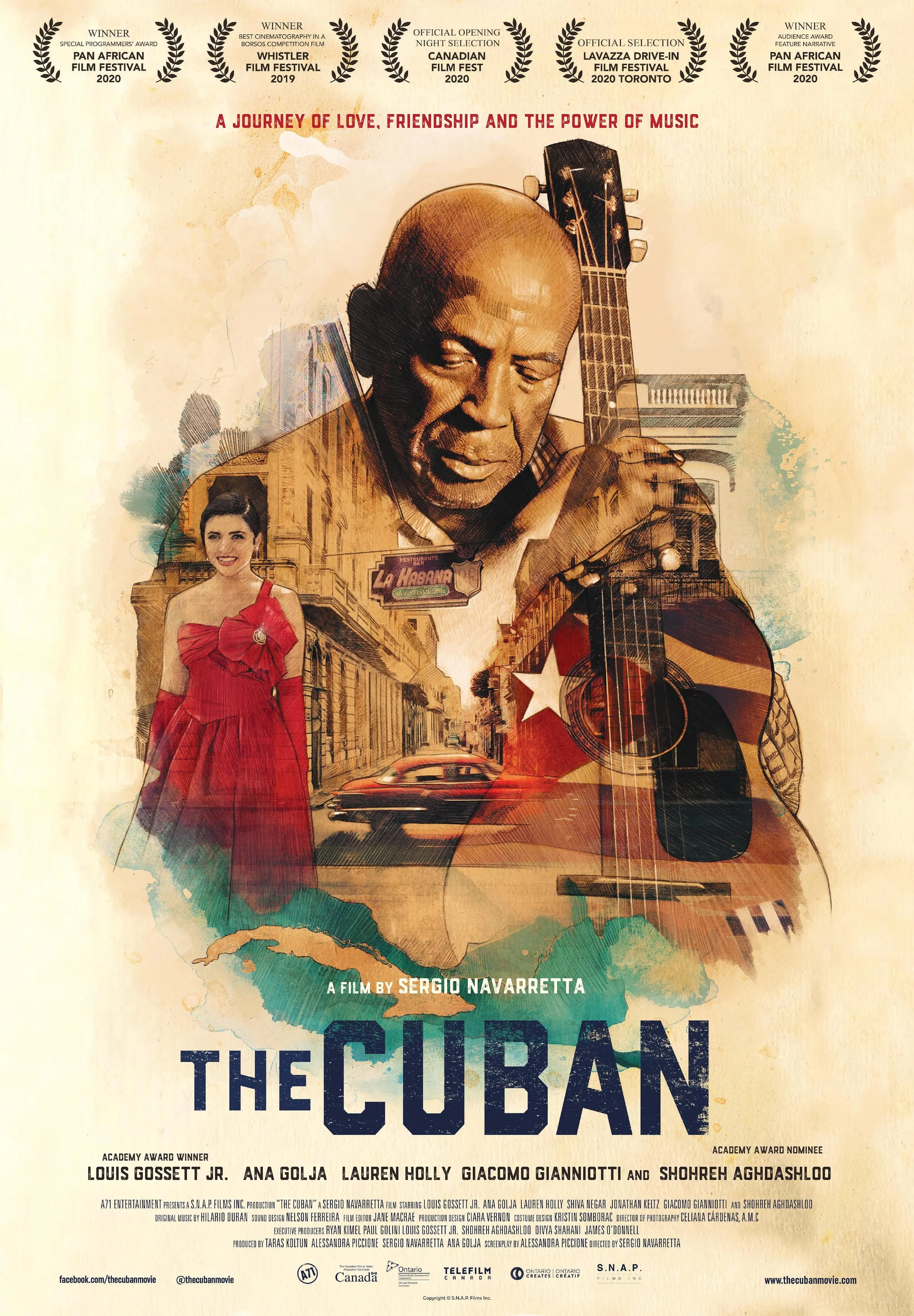 Costume design for The Cuban by Kristin Somborac