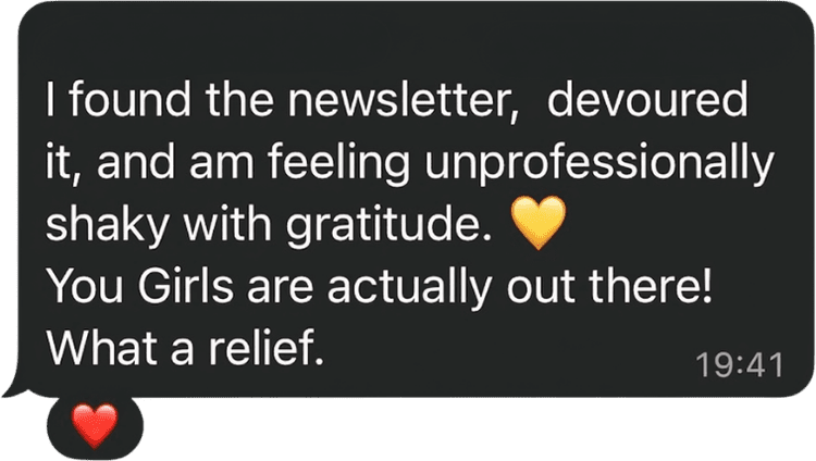 Member message: I found the newsletter, devoured it
