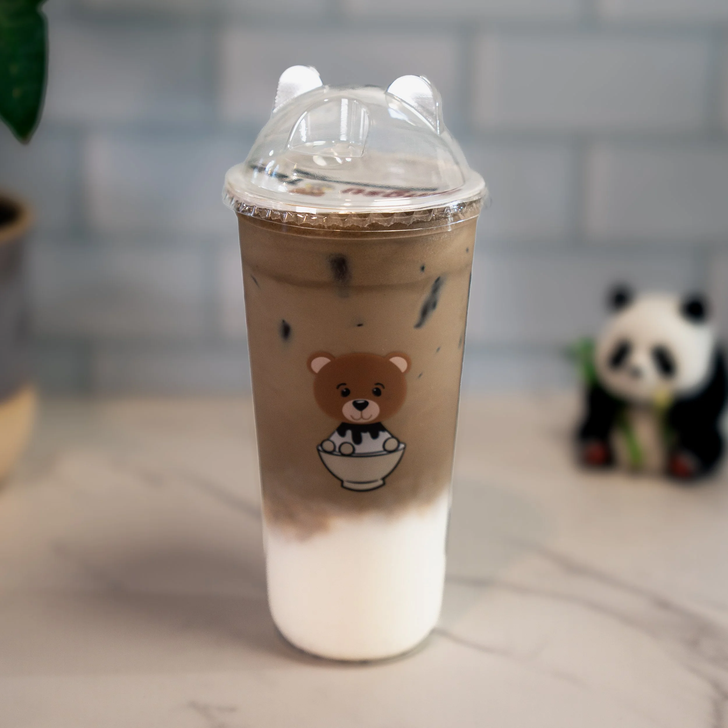 Hojicha Latte at Bingsu Tea
