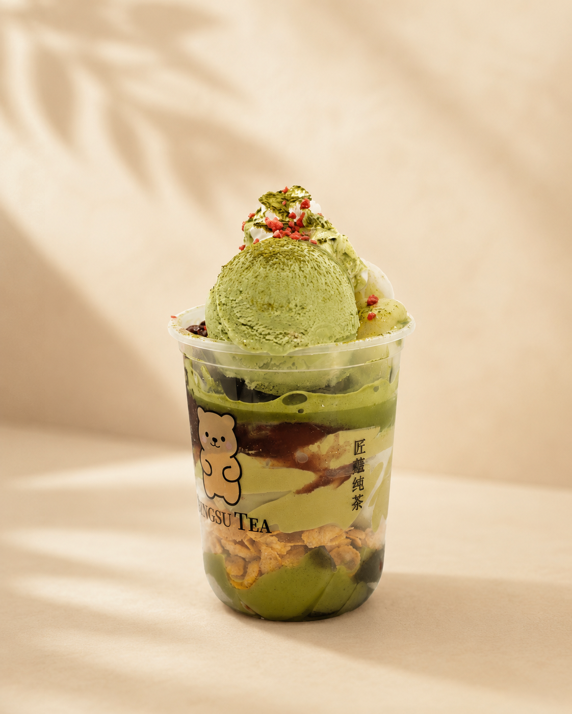 Matcha Parfait at Bingsu Tea Sacramento