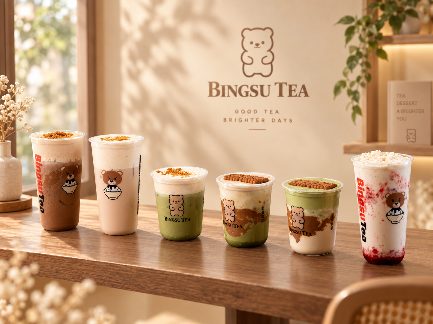 The full fall lineup at Bingsu Tea, North Natomas Sacramento