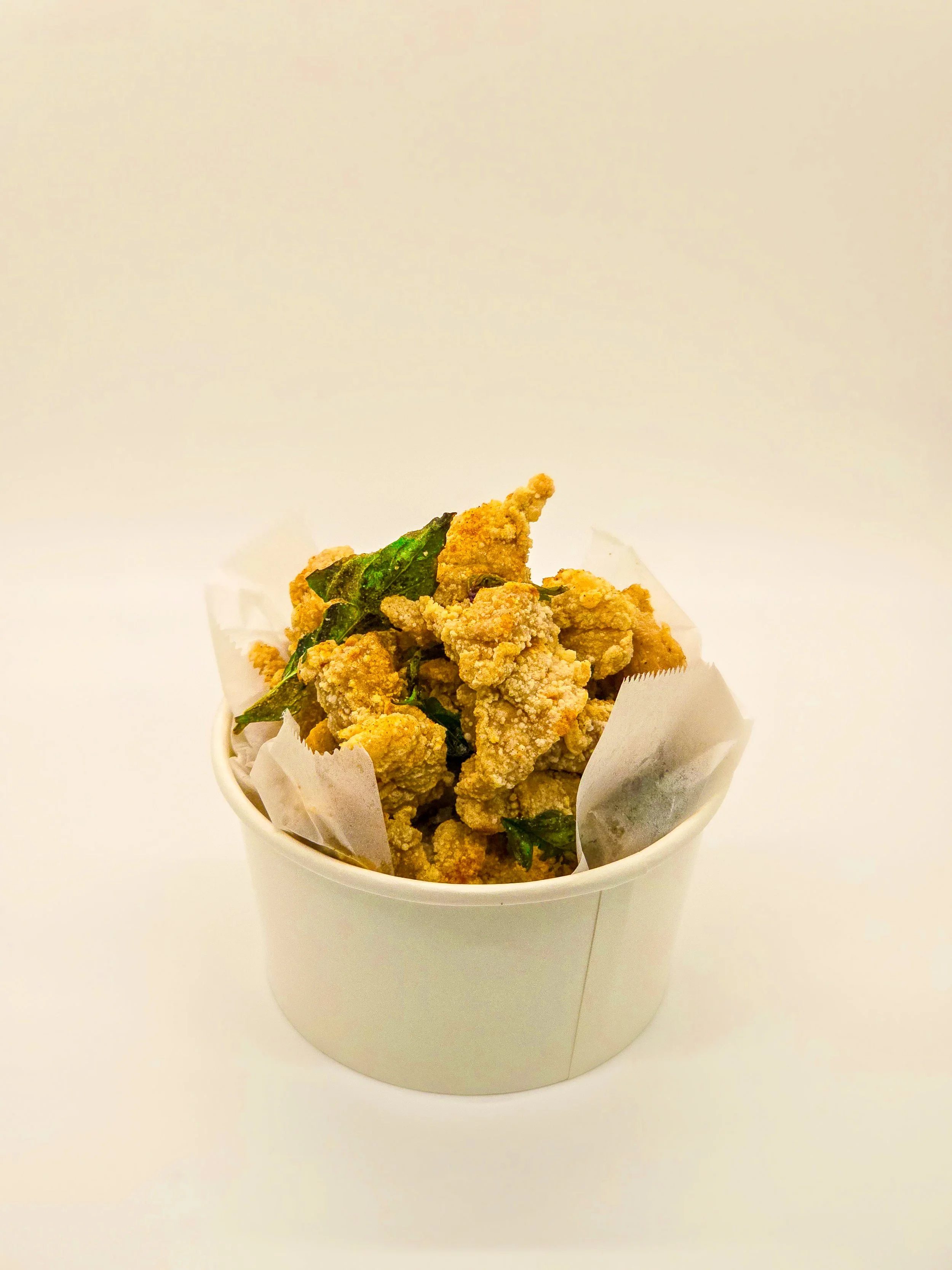 Popcorn chicken at Bingsu Tea