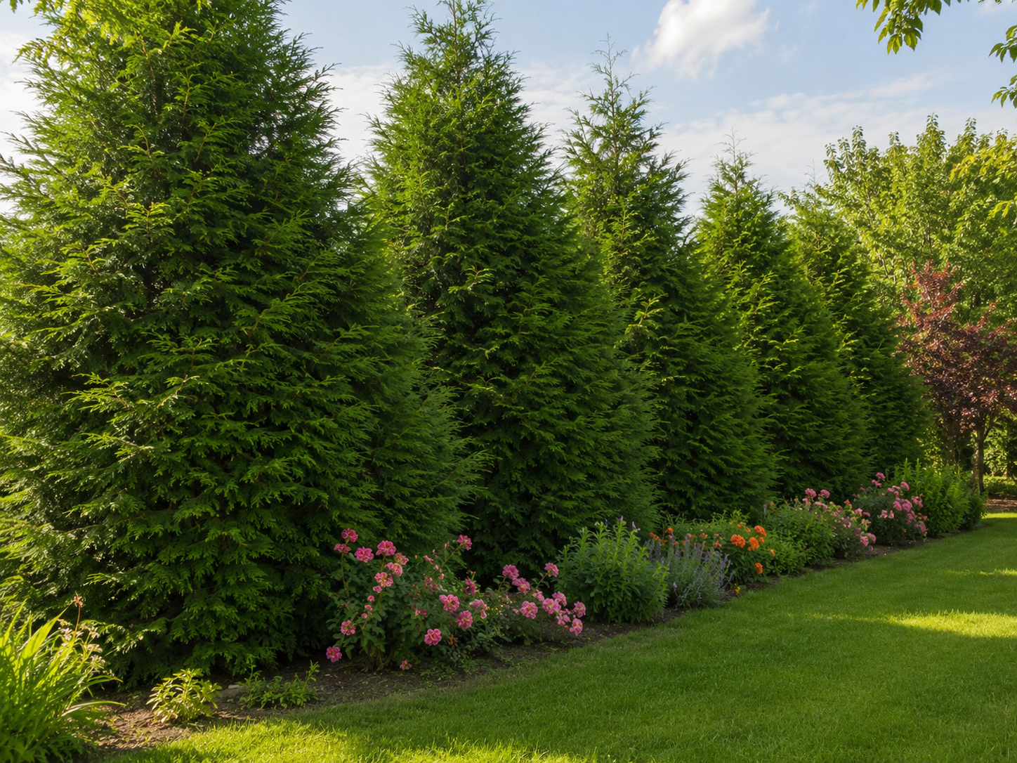Thuja Green Giant privacy trees