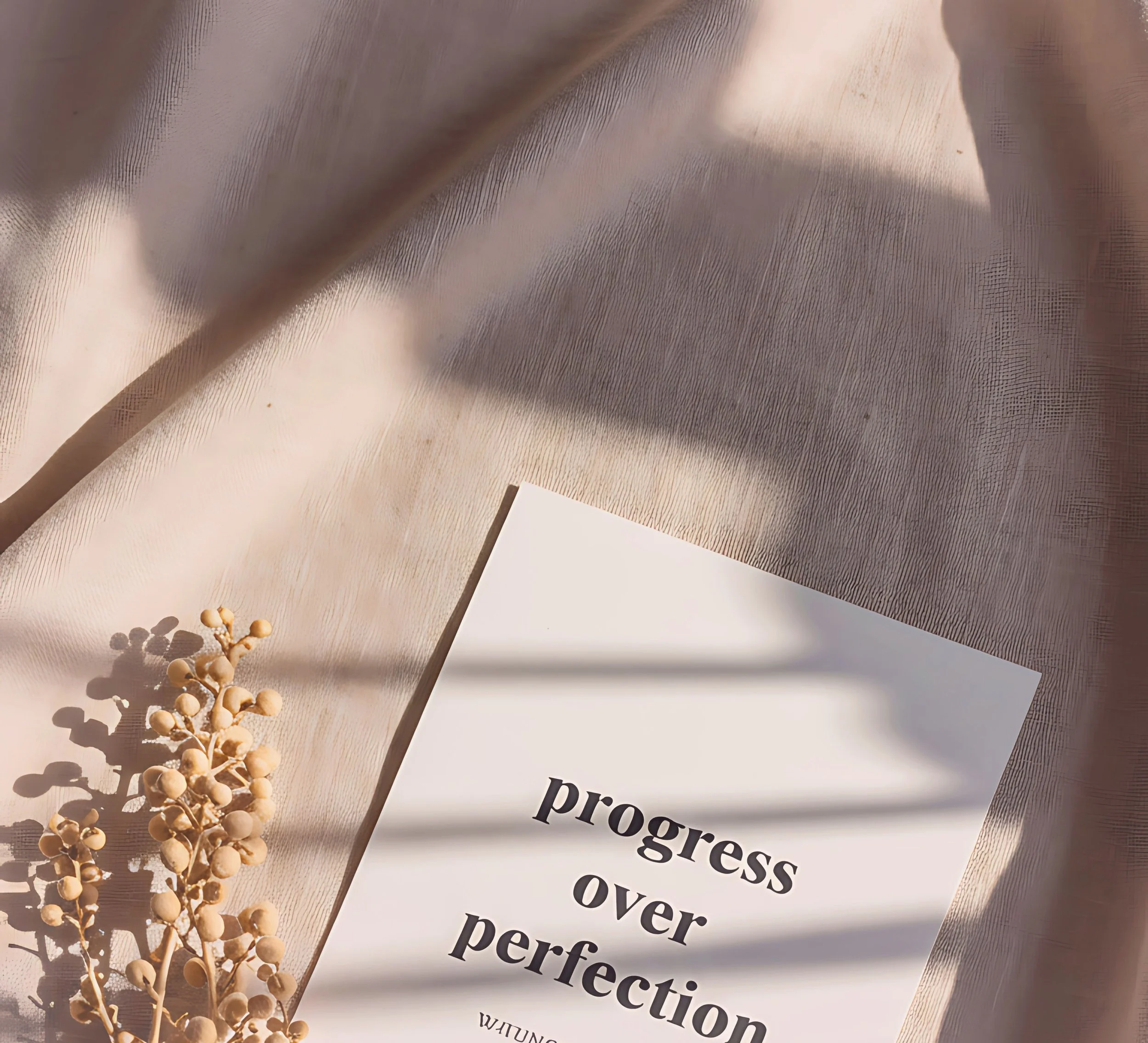 Calm image representing relief from anxiety, perfectionism, and burnout