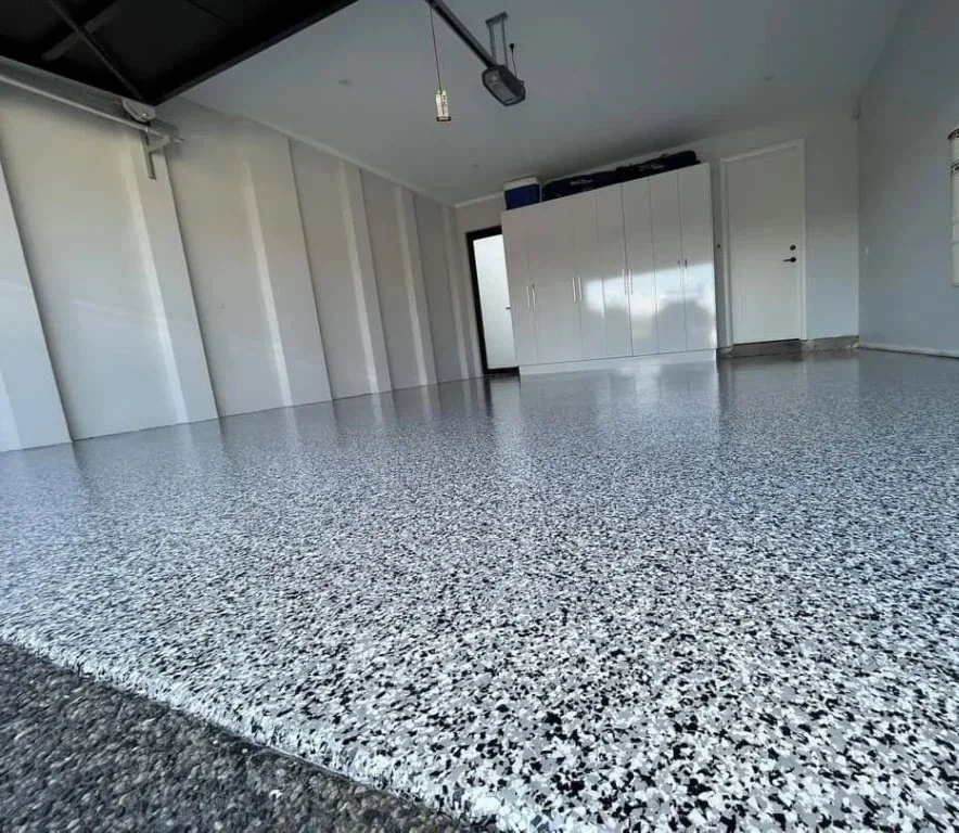 Finished Surface Haus flake garage floor