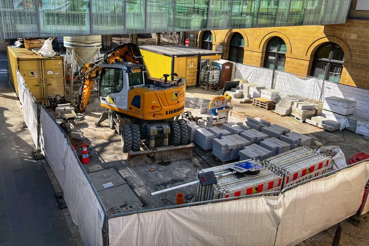 Gewerbegebäude als Beispiel für einen modernen Gewerbebau