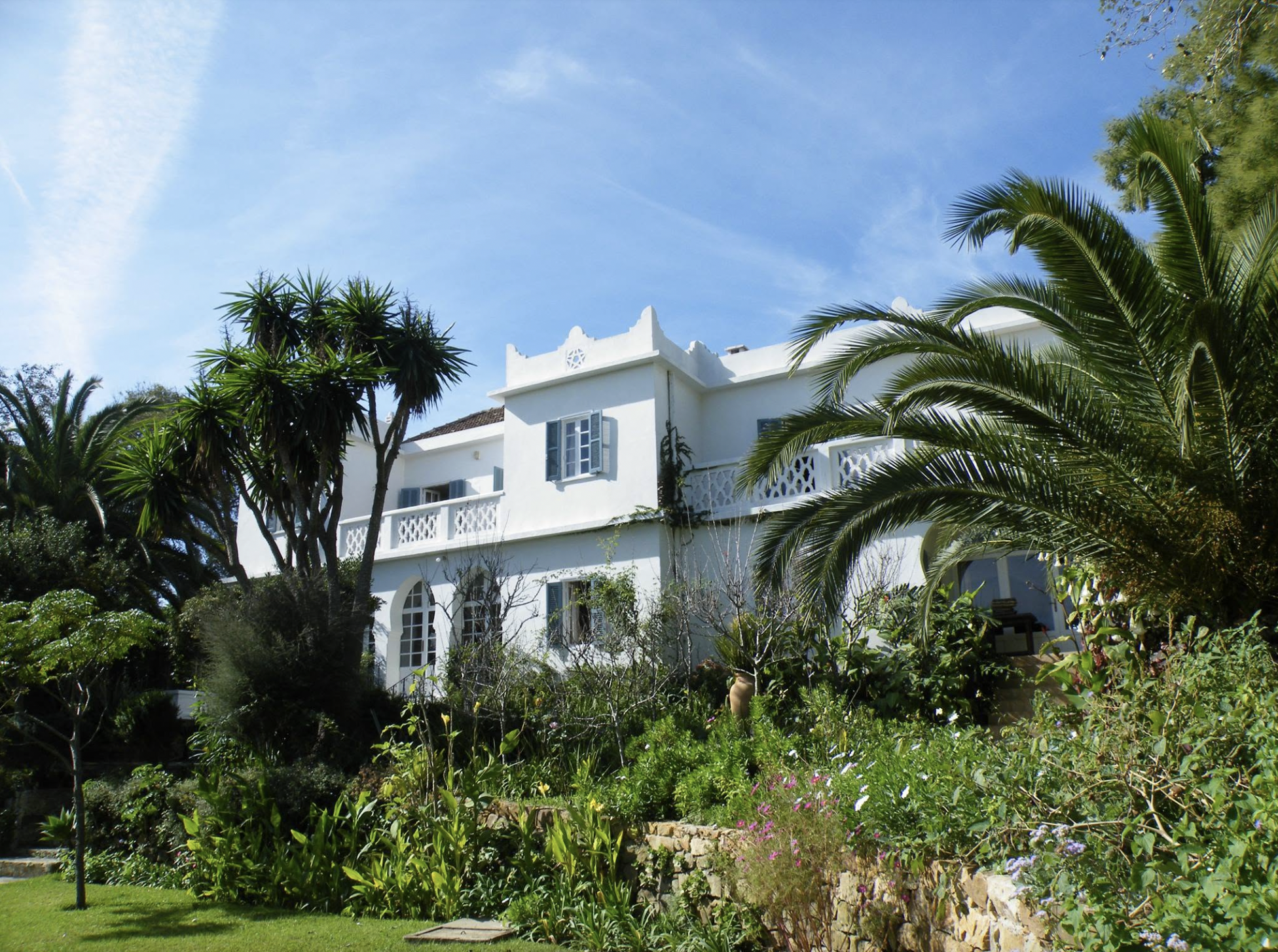 Tangier residence surrounded by palms and gardens