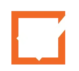 Orange check mark