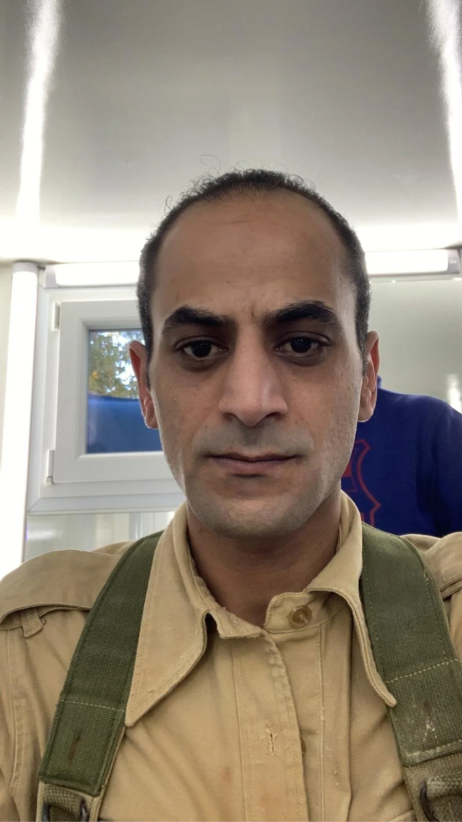 Eyad Hourani in makeup for All That’s Left of You
