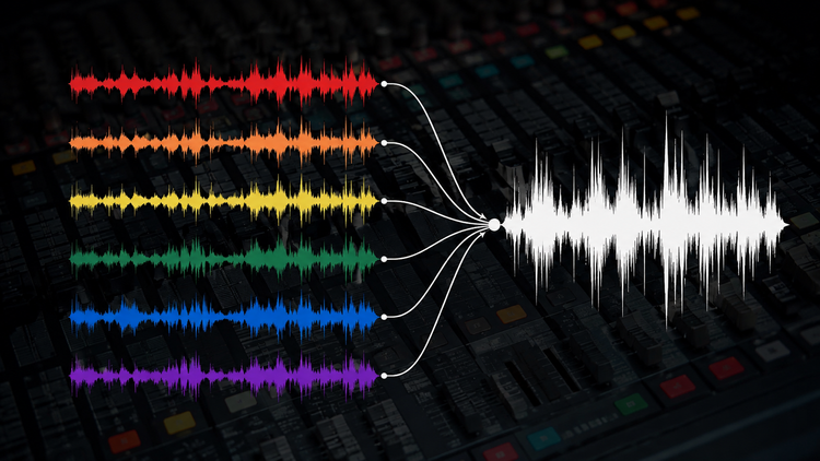 Audio tracks and stems