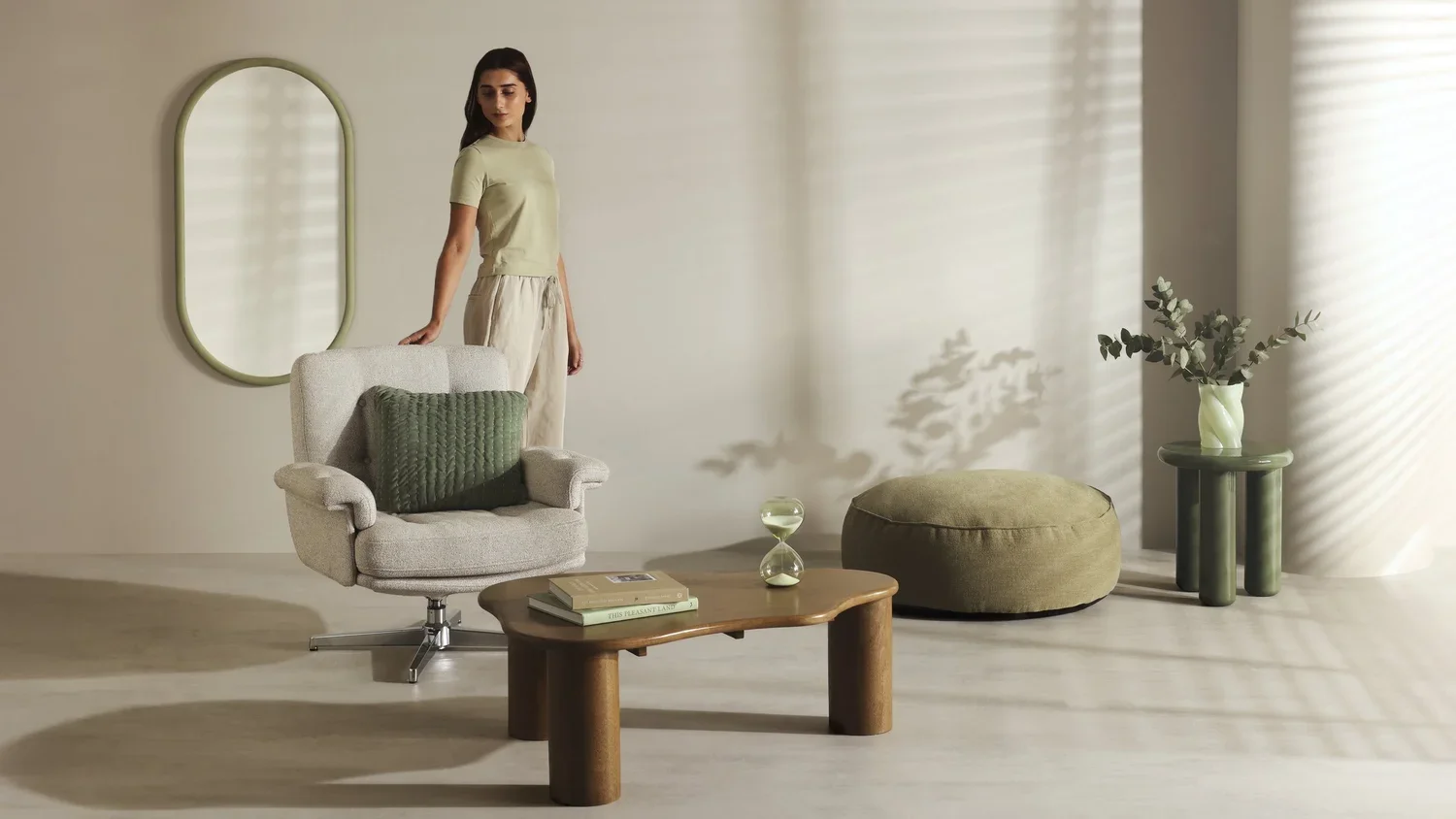Argos home campaign shot on a built set, 16:9 crop