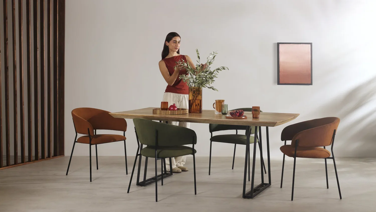 Argos home campaign shot on a built set, 16:9 crop