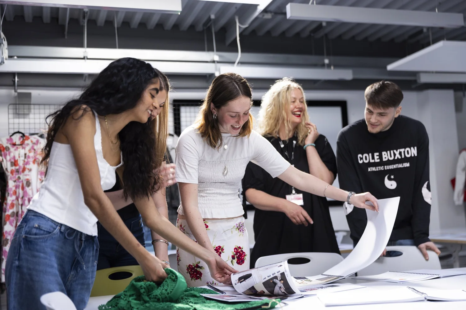 CMI Nottingham fashion shoot — education partnership photography by Wayne Lennon