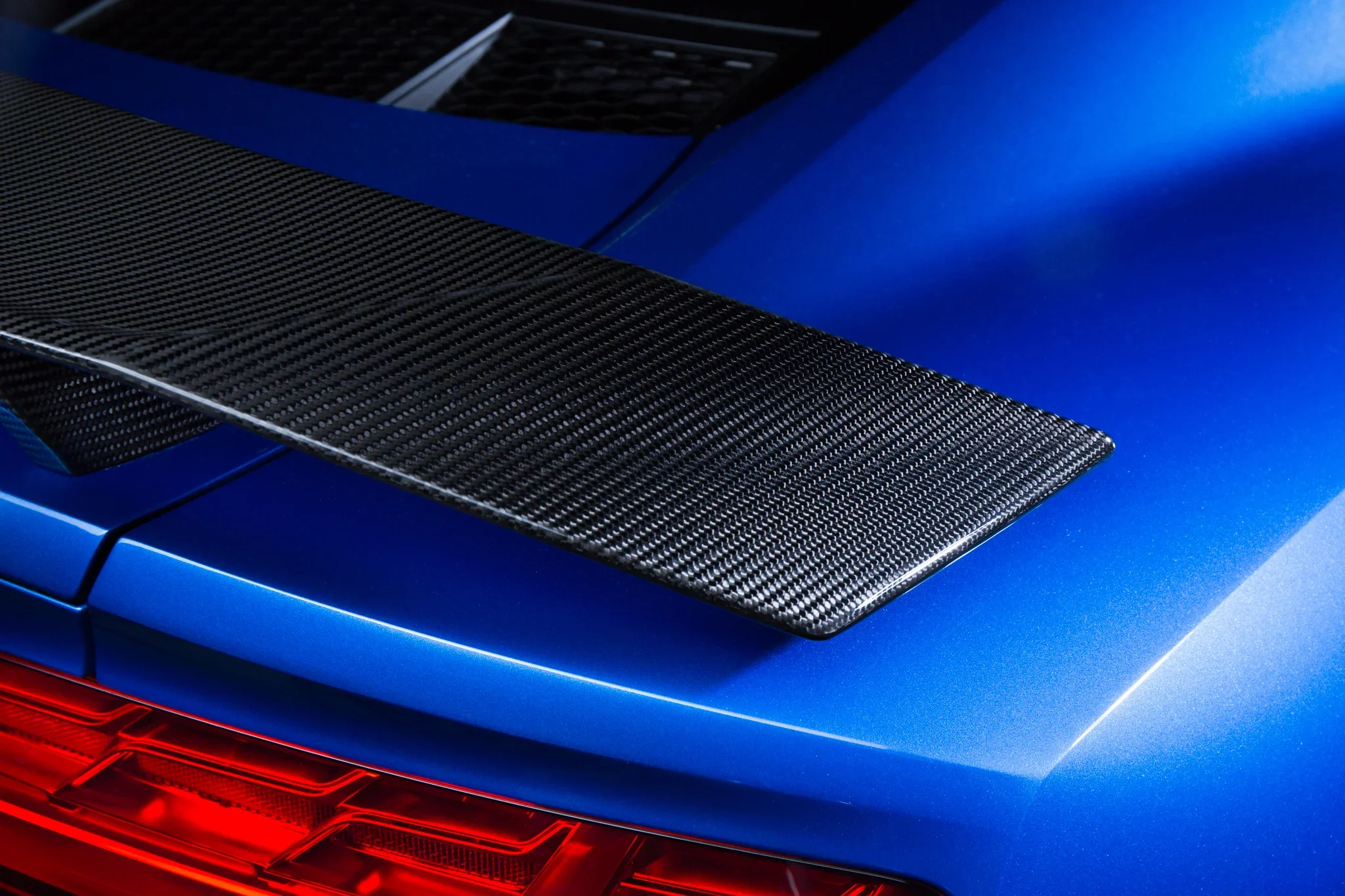 Audi R8 studio photography — detail