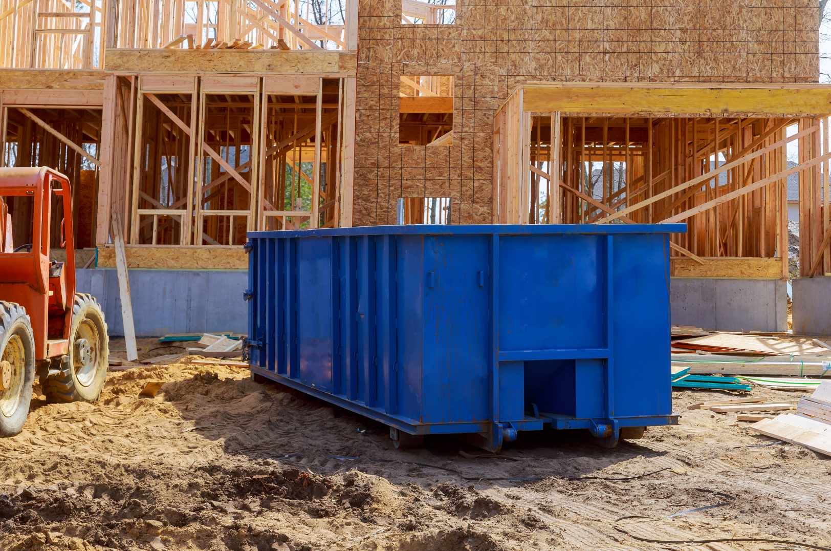 Construction site illegal dumping