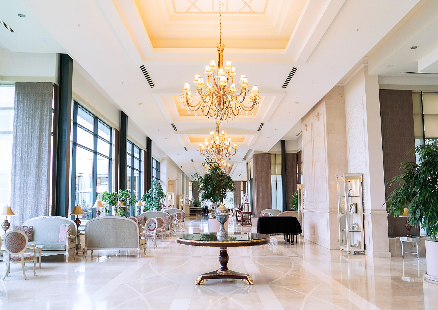 Hotel lobby