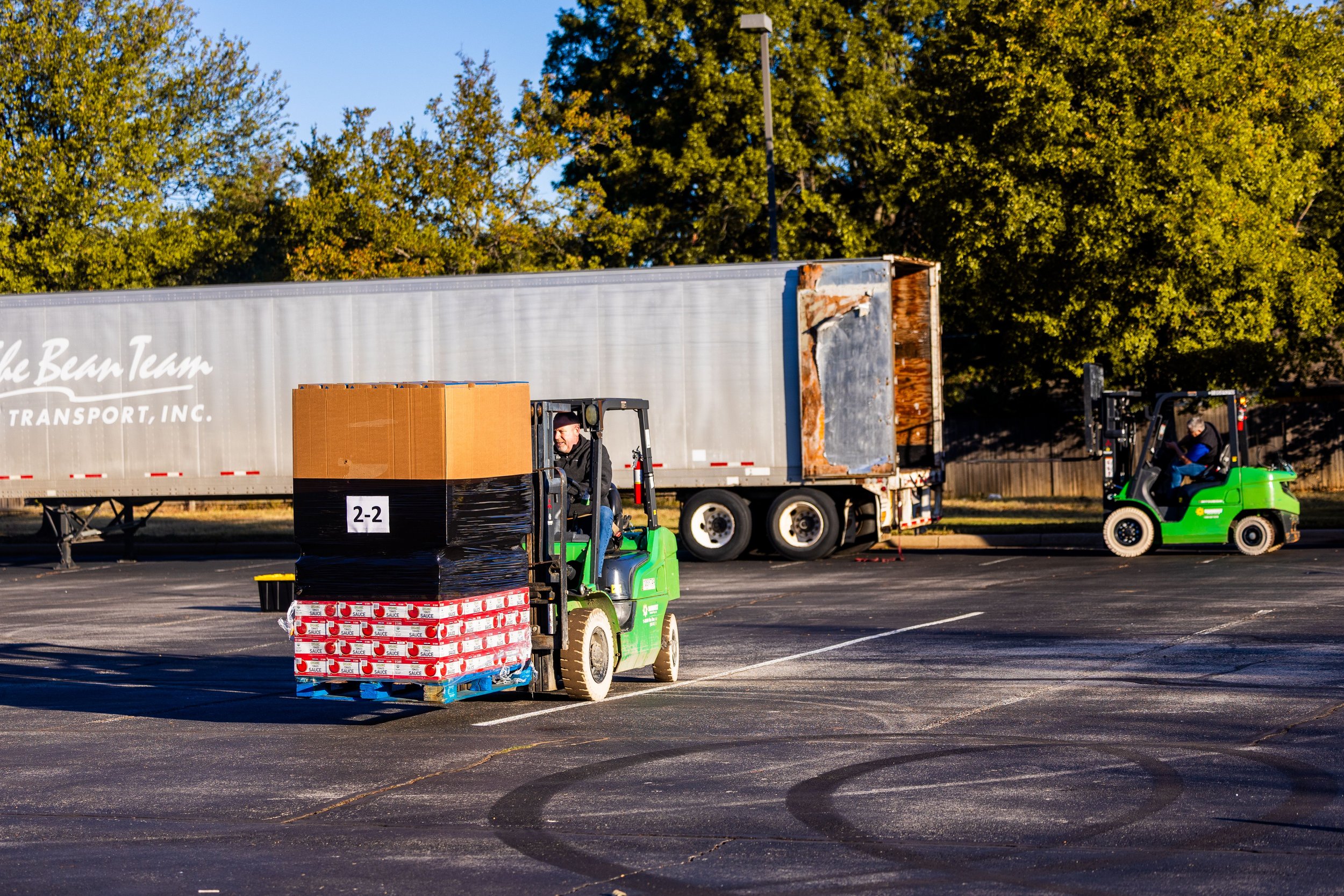 Third-party logistics forklift no-helmet detection