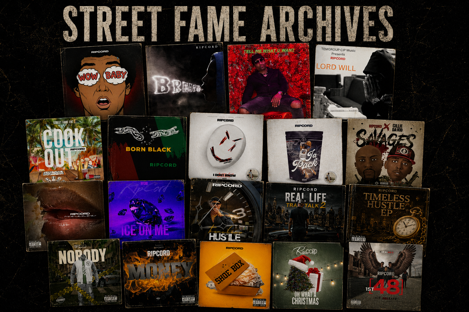 Street Fame Archives — Ripcord discography collage