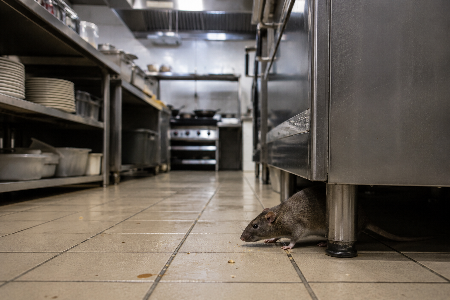 Russell Food Service Program expert performing detailed kitchen checks