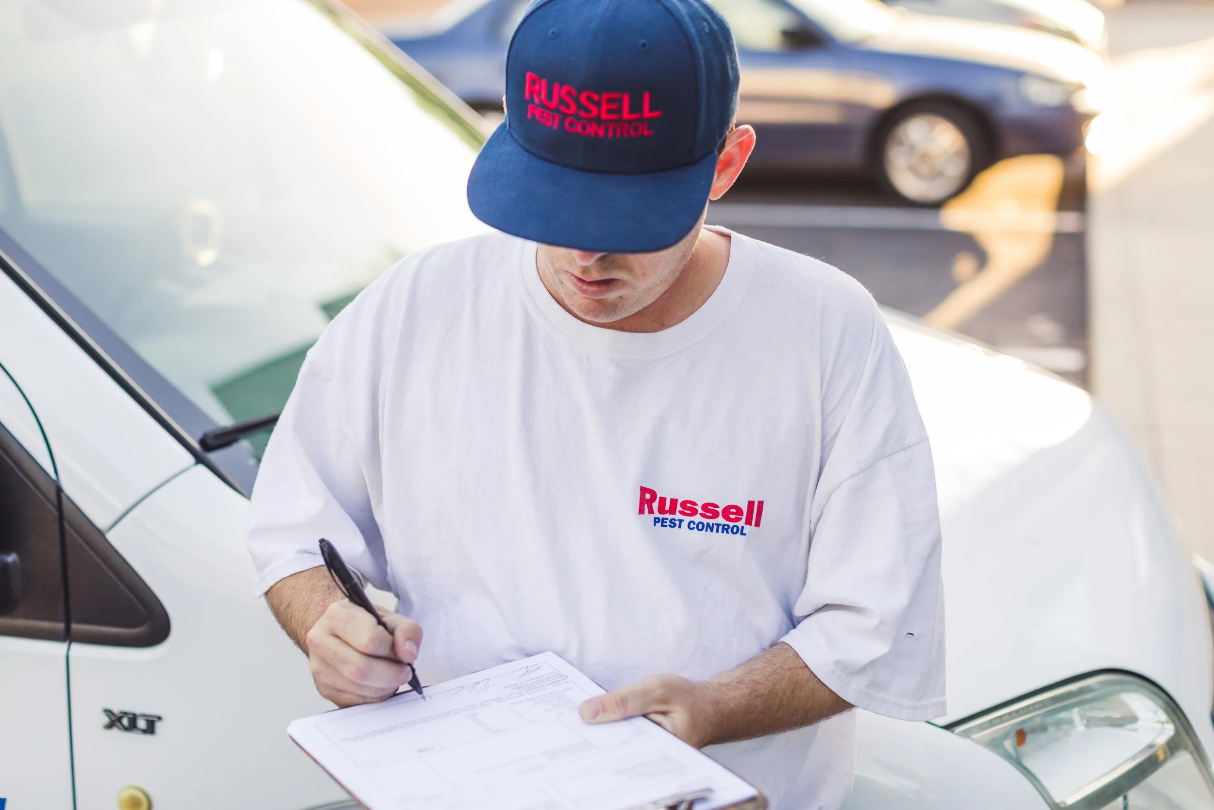 Russell Pest Control team deploying urgent target solutions