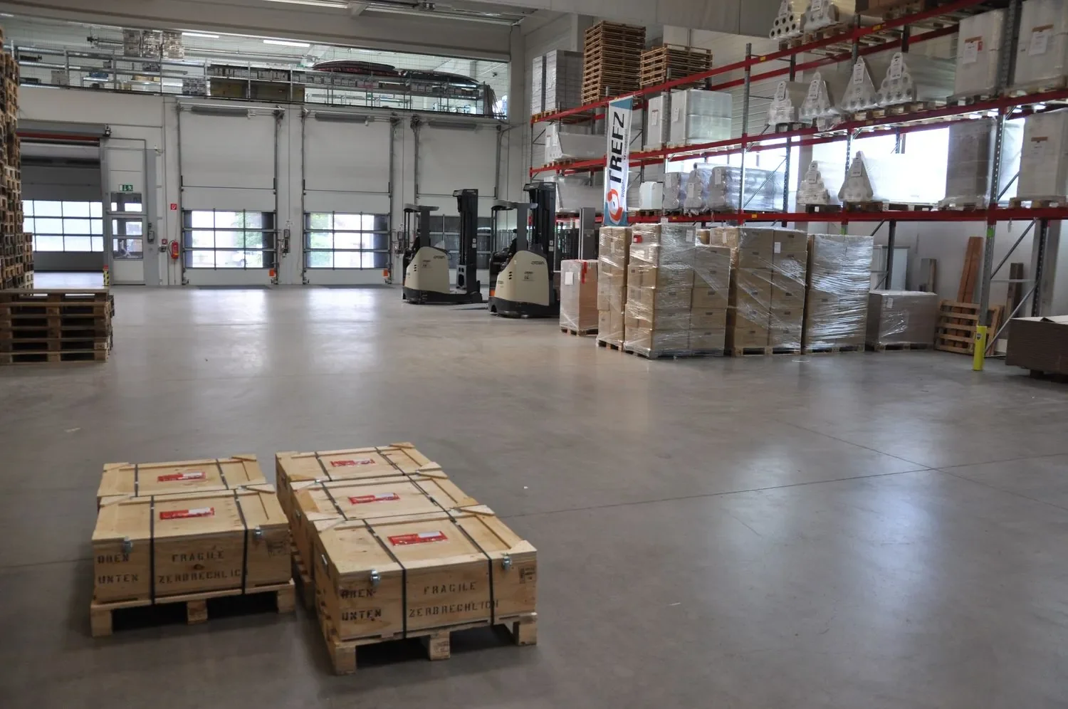 Warenausgang und Verladung im Trefz-Logistikzentrum