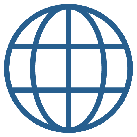 International client coverage icon