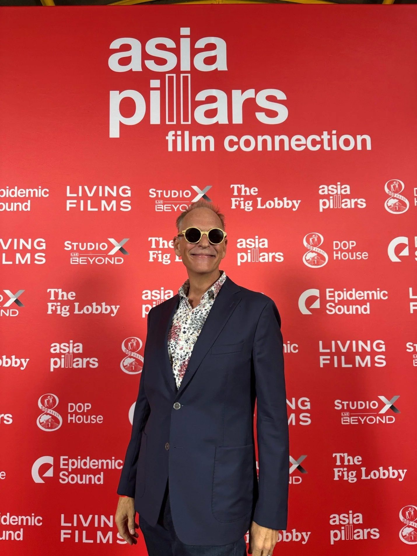 Andy on the red carpet at the Asia Pillars Film Connection
