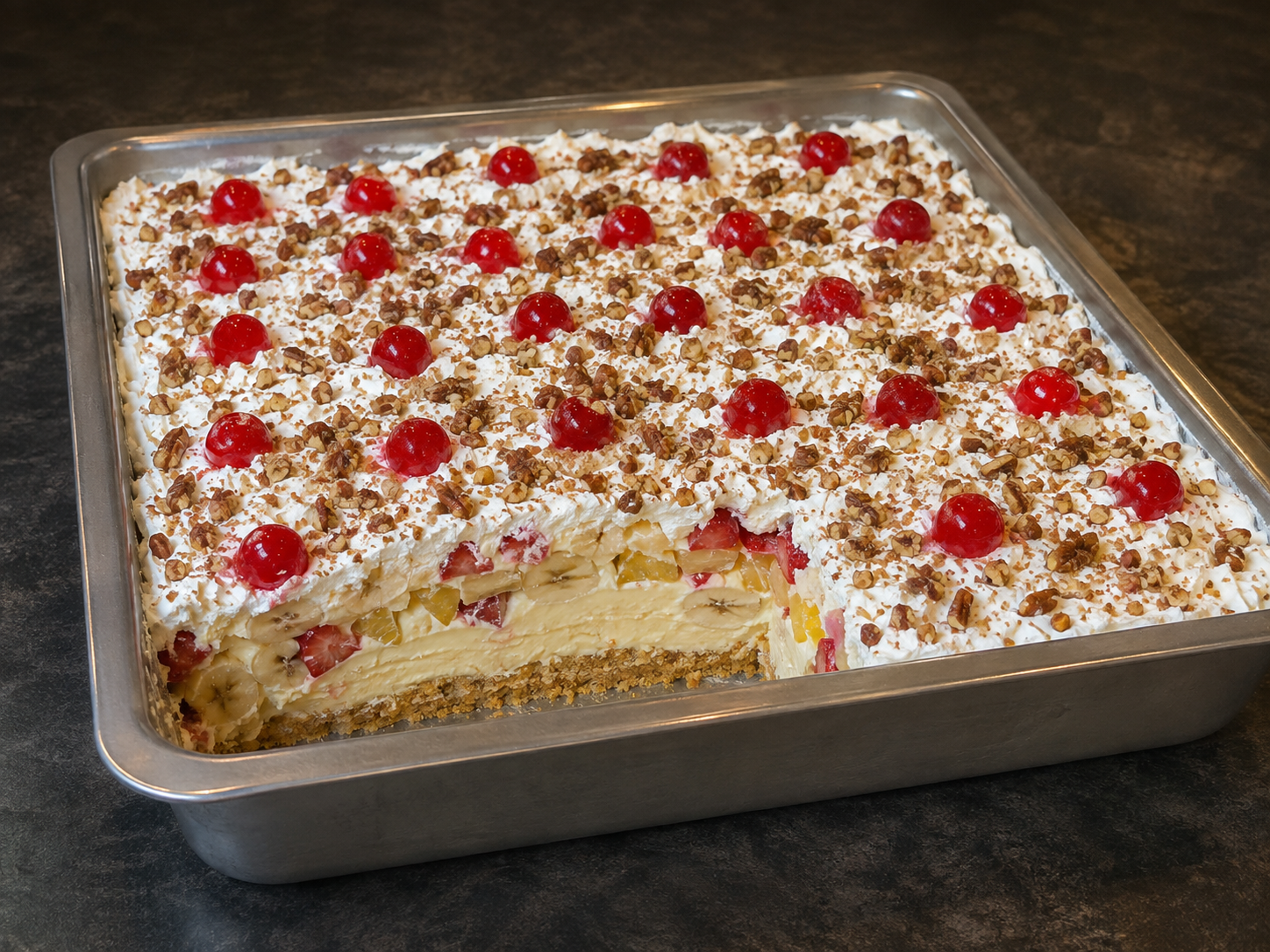 Full catering tray of Likity Split Dessert