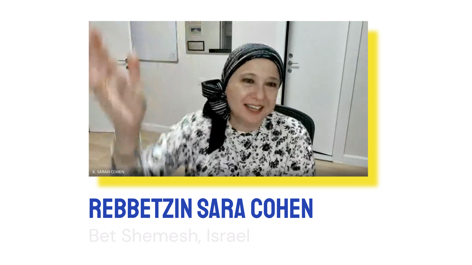 Rabbanit Sarah Cohen