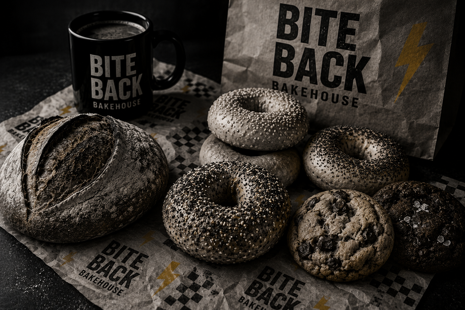 Bagels and bread from Bite Back Bakehouse