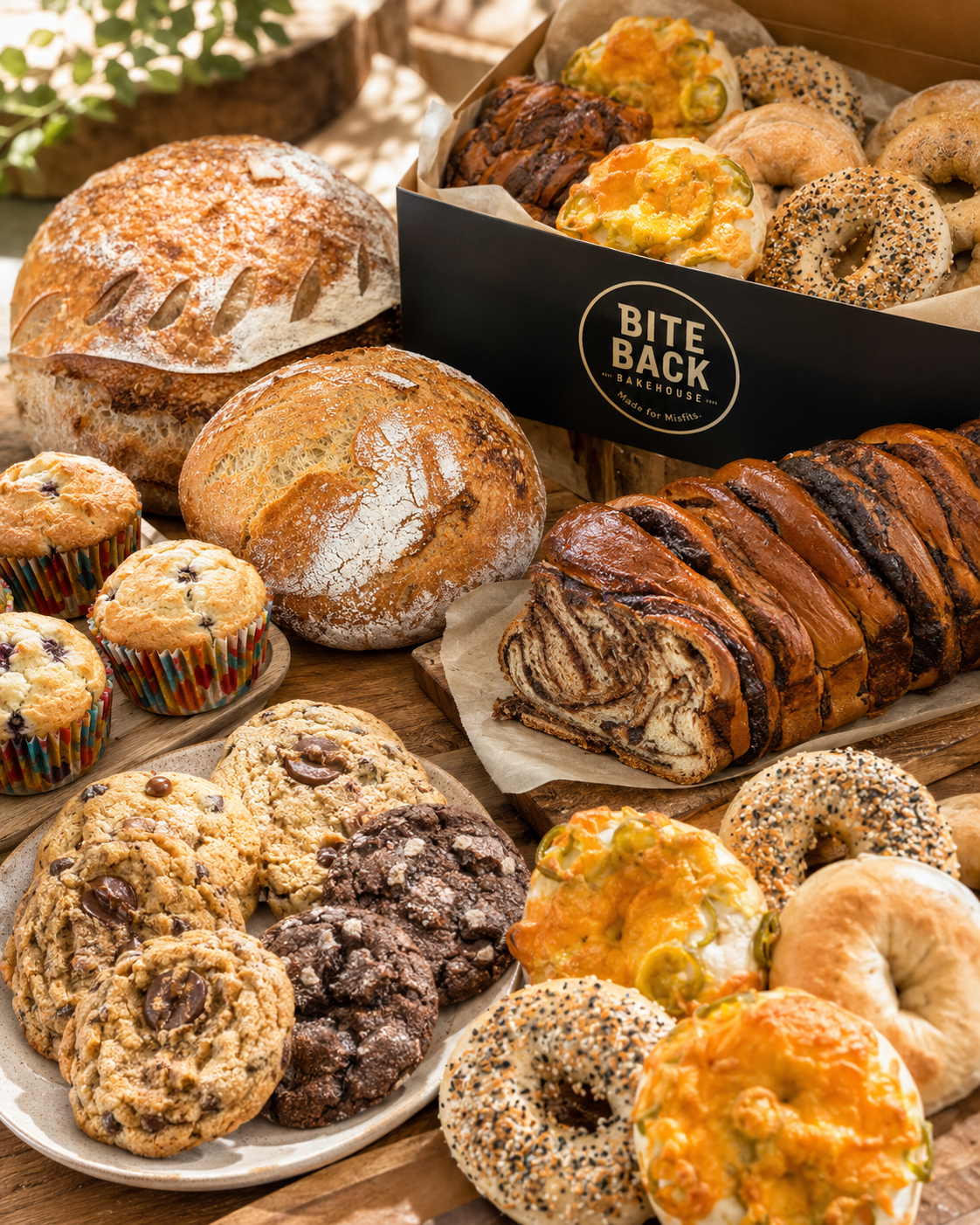 Bite Back Bakehouse sourdough bagels and bread
