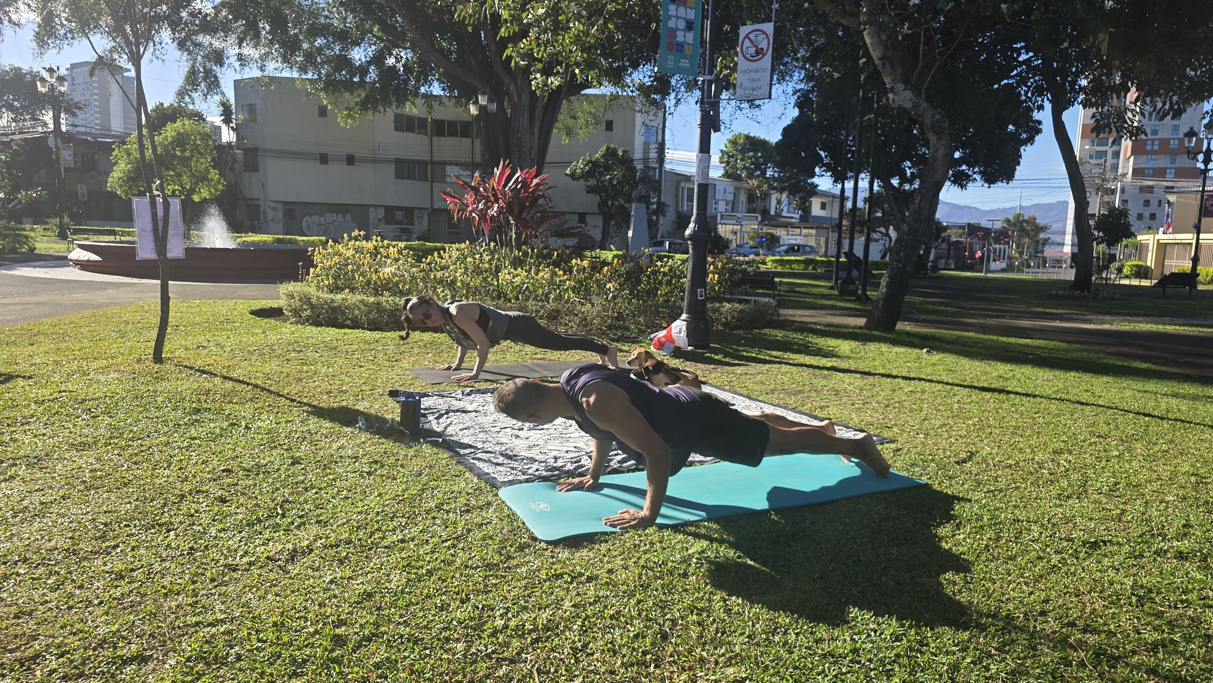 Paul Rajput working with a client in San José, Costa Rica